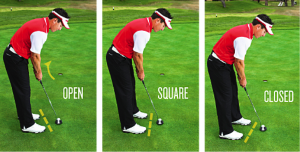 Putting stance 2