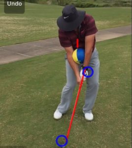 Golf Impact position