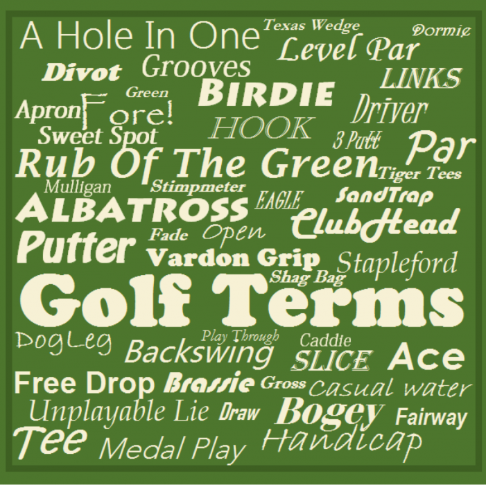 Golf terms